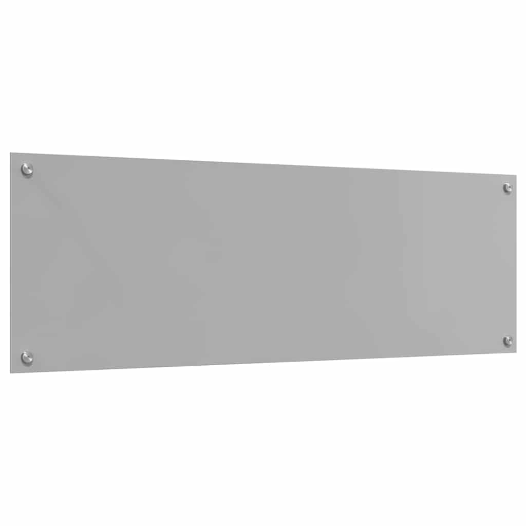 Keukenachterwand 2 pcs Lichtgrijs 120 x 40 cm gehard glas is nu te koop bij PeponiXL, paradijselijk wonen!