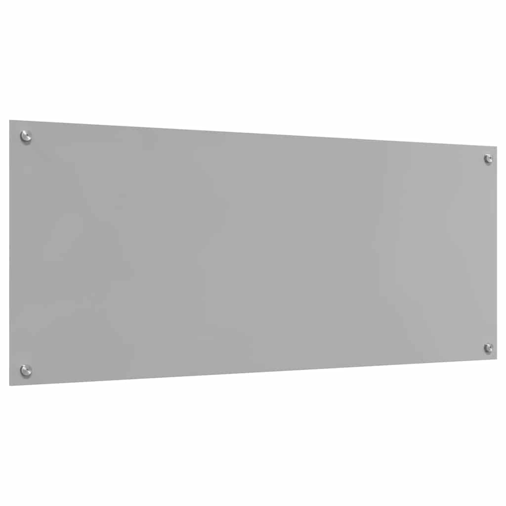 Keukenachterwand 2 pcs Lichtgrijs 120 x 50 cm gehard glas is nu te koop bij PeponiXL, paradijselijk wonen!