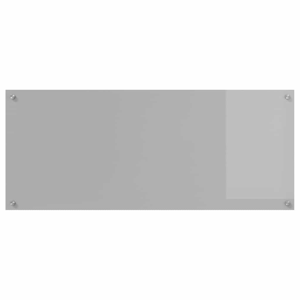 Keukenachterwand 2 pcs Lichtgrijs 120 x 50 cm gehard glas is nu te koop bij PeponiXL, paradijselijk wonen!