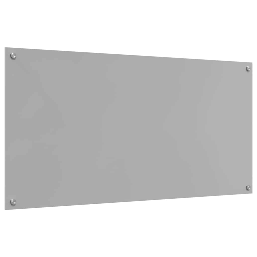 Keukenachterwand 2 pcs Lichtgrijs 120 x 60 cm gehard glas is nu te koop bij PeponiXL, paradijselijk wonen!
