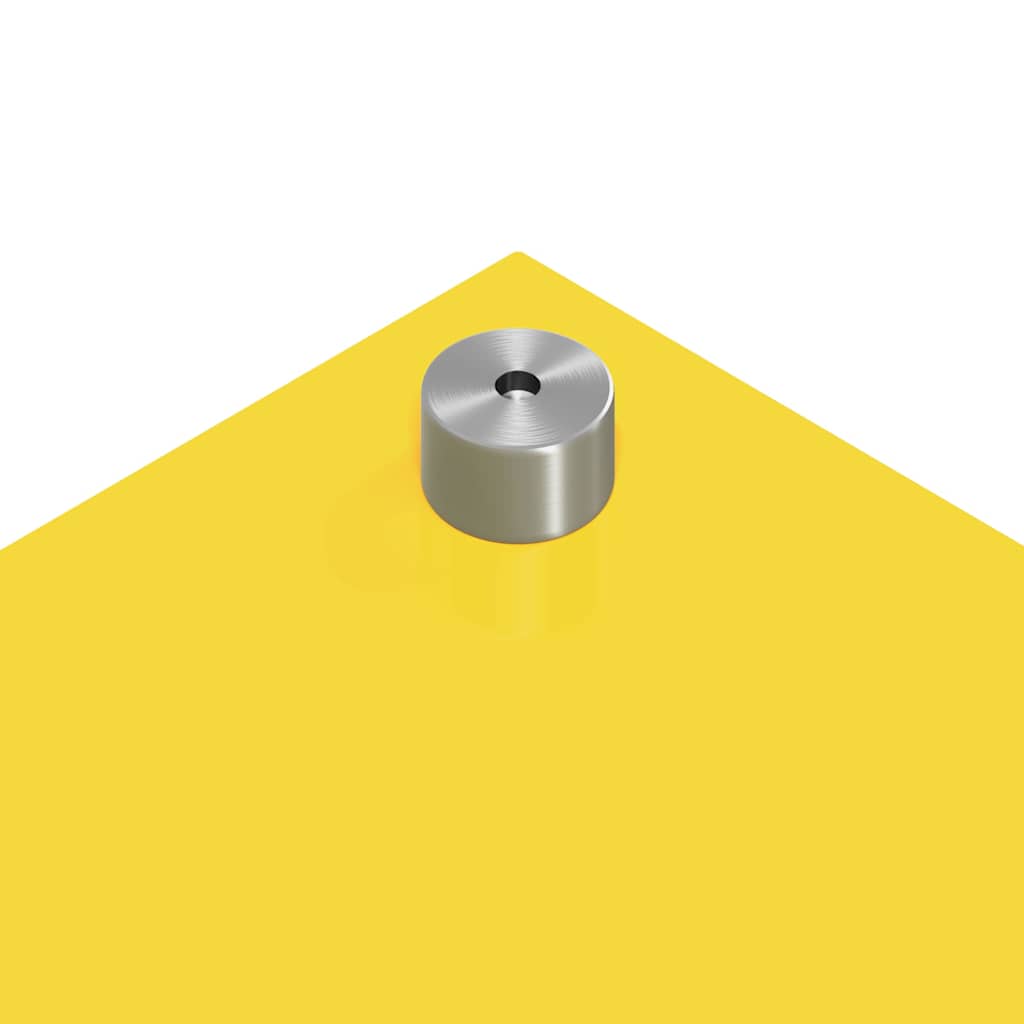 Keuken Achterwand 2 pcs Geel 110 x 40 cm gehard glas is nu te koop bij PeponiXL, paradijselijk wonen!