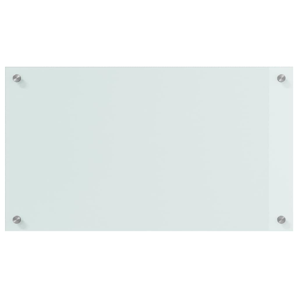Keuken Achterwand 2 pcs Wit 70 x 40 cm gehard glas is nu te koop bij PeponiXL, paradijselijk wonen!