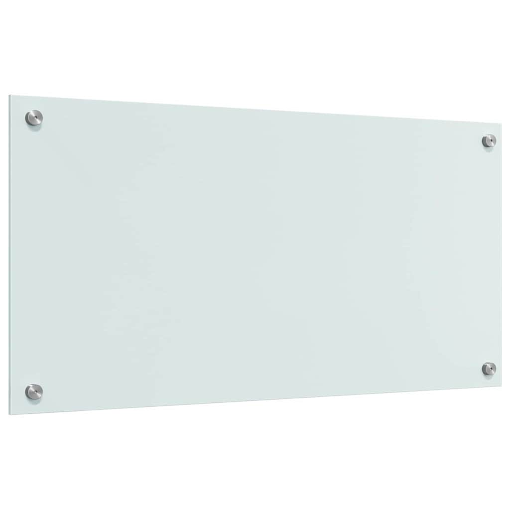 Keukenachterwand 2 pcs Wit 80 x 40 cm gehard glas is nu te koop bij PeponiXL, paradijselijk wonen!
