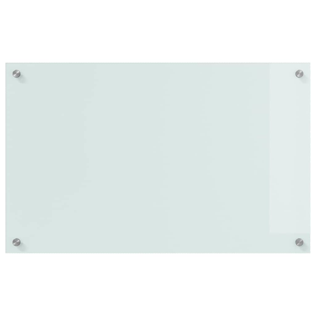 Keuken Achterwand 2 pcs Wit 80 x 50 cm gehard glas is nu te koop bij PeponiXL, paradijselijk wonen!