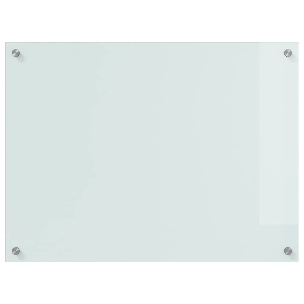 Keukenachterwand 2 pcs Wit 80 x 60 cm gehard glas is nu te koop bij PeponiXL, paradijselijk wonen!