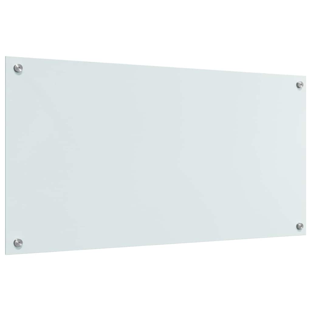Keukenachterwand 2 pcs Wit 100 x 50 cm gehard glas is nu te koop bij PeponiXL, paradijselijk wonen!