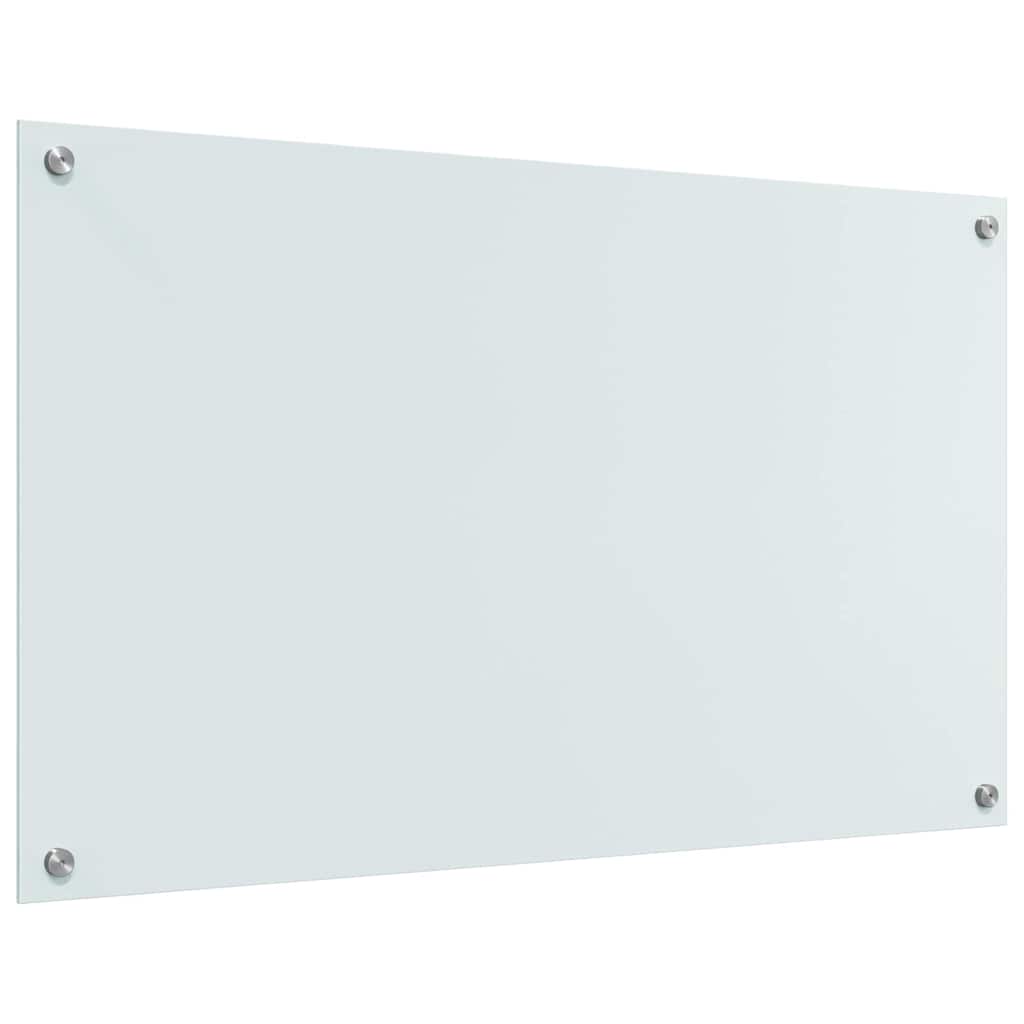 Keukenachterwand 2 pcs Wit 100 x 60 cm gehard glas is nu te koop bij PeponiXL, paradijselijk wonen!