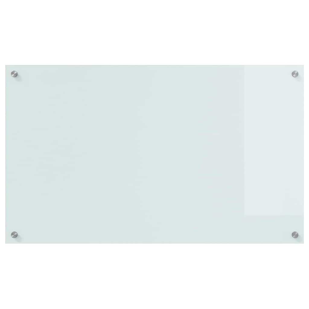 Keukenachterwand 2 pcs Wit 100 x 60 cm gehard glas is nu te koop bij PeponiXL, paradijselijk wonen!
