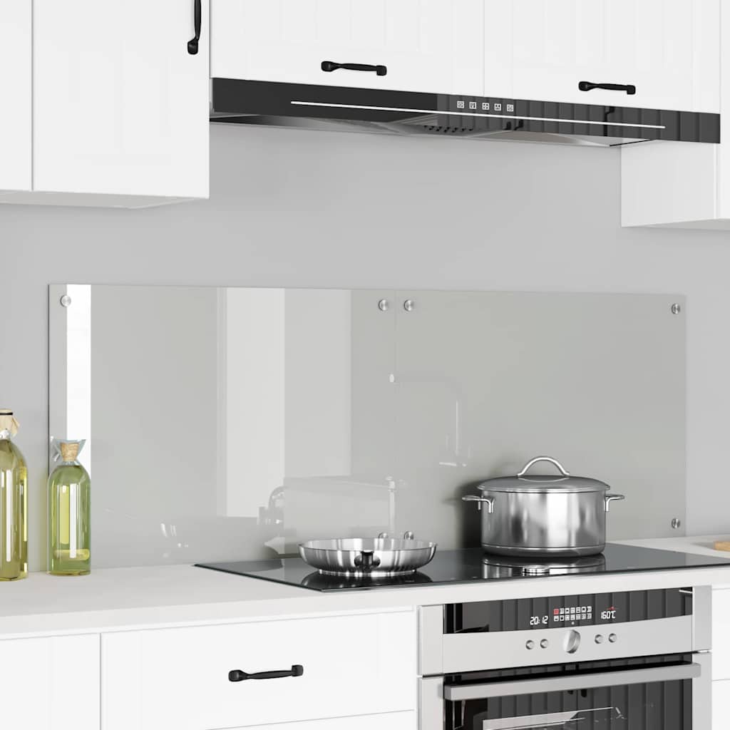 Keukenachterwand 2 pcs Doorzichtig 70 x 50 cm gehard glas is nu te koop bij PeponiXL, paradijselijk wonen!