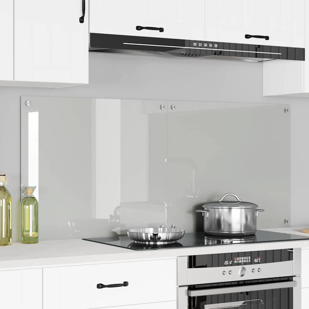 Keukenachterwand 2 pcs Doorzichtig 70 x 60 cm gehard glas is nu te koop bij PeponiXL, paradijselijk wonen!
