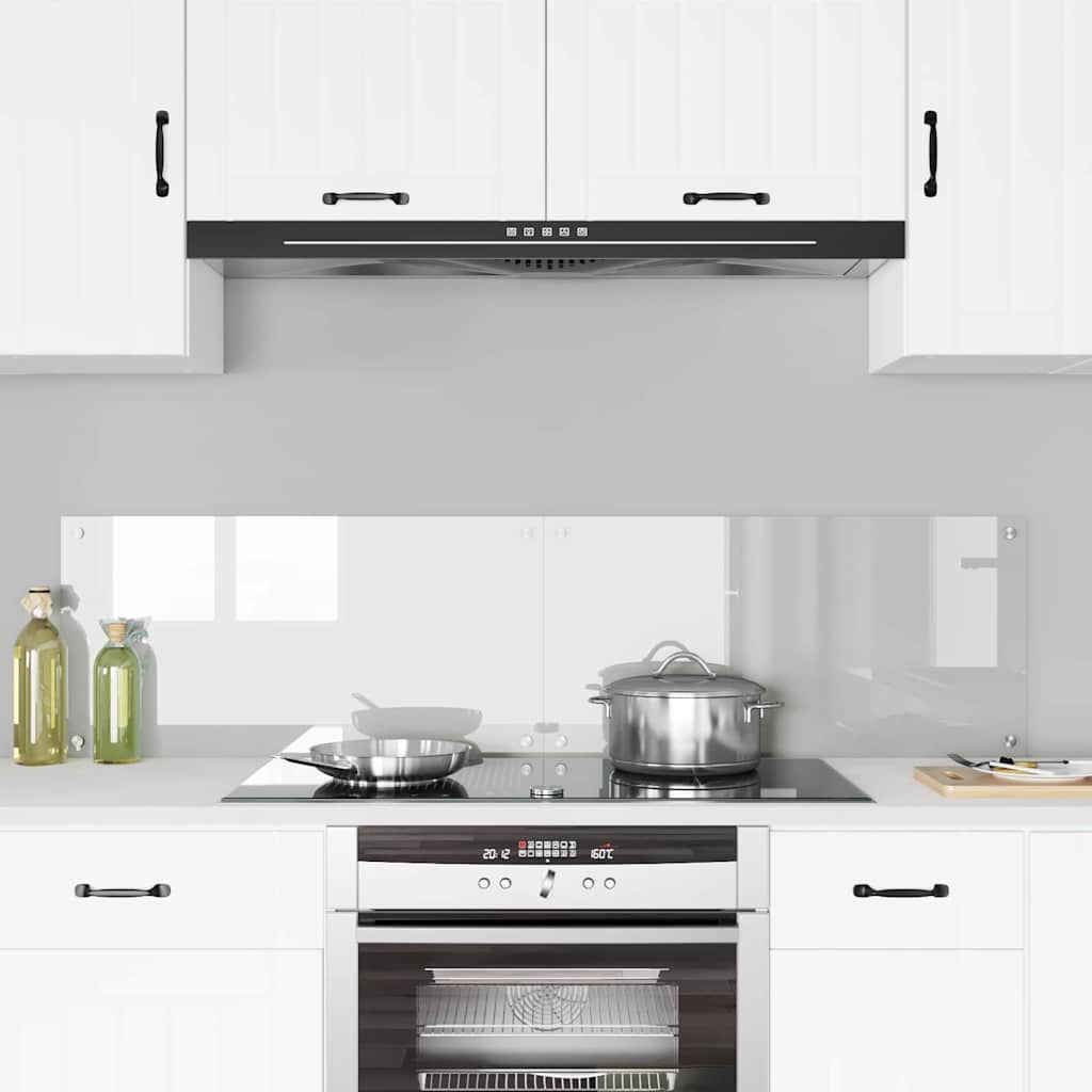 Keuken Achterwand 2 pcs Doorzichtig 80 x 40 cm gehard glas is nu te koop bij PeponiXL, paradijselijk wonen!