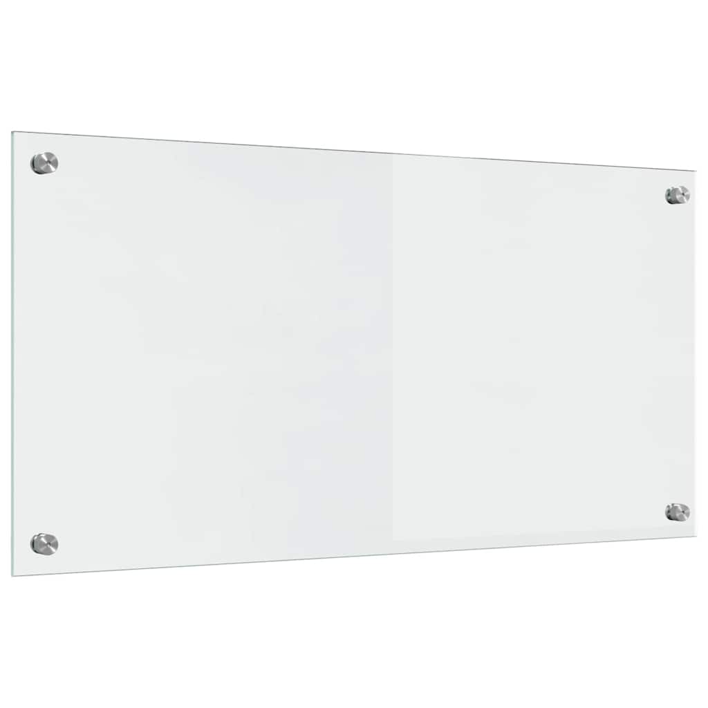 Keuken Achterwand 2 pcs Doorzichtig 80 x 40 cm gehard glas is nu te koop bij PeponiXL, paradijselijk wonen!
