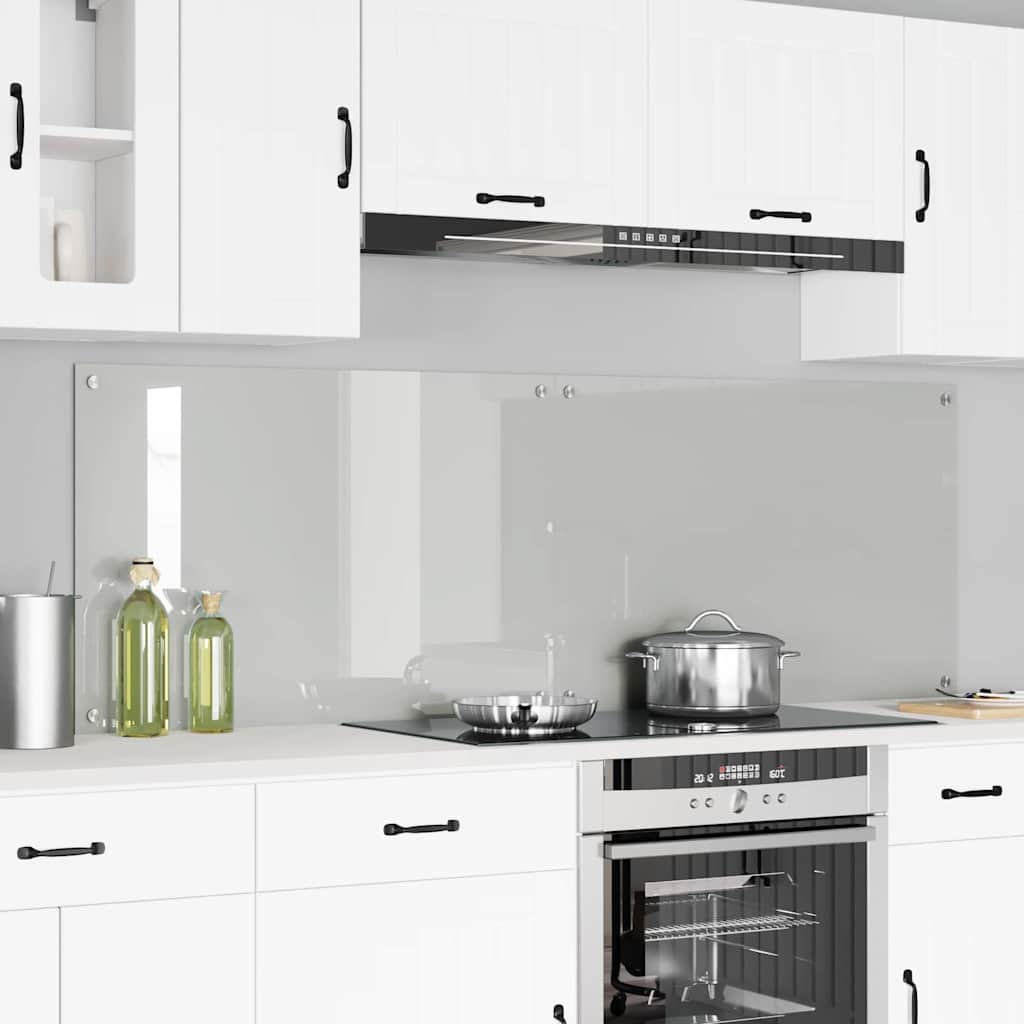 Keukenachterwand 2 pcs Doorzichtig 90 x 60 cm gehard glas is nu te koop bij PeponiXL, paradijselijk wonen!