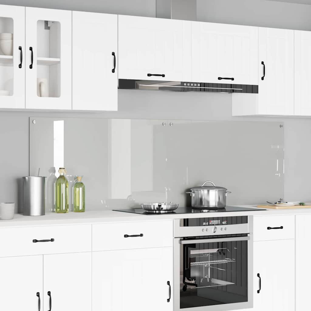 Keukenachterwand 2 pcs Doorzichtig 100 x 60 cm gehard glas is nu te koop bij PeponiXL, paradijselijk wonen!