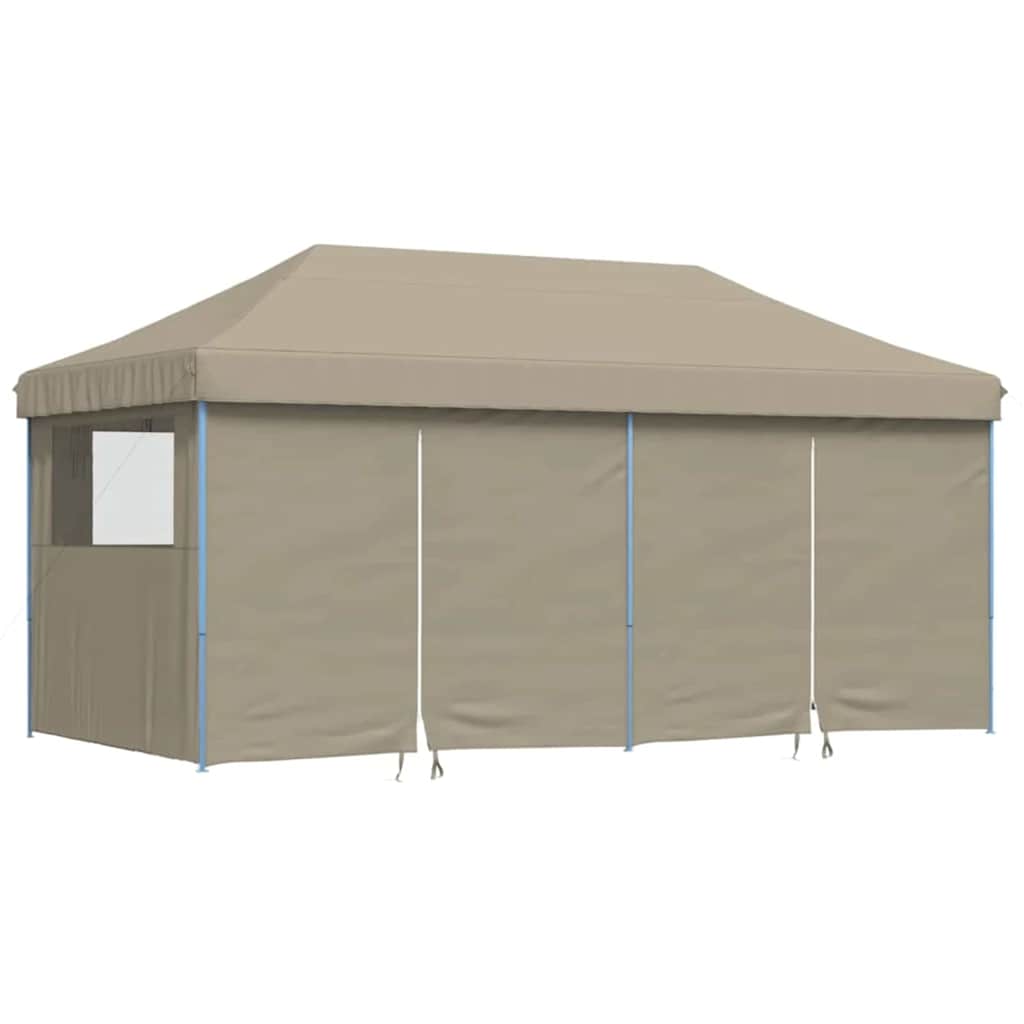 Partytent Pop-up Taupe 580 x 292 x 315 cm Oxford Stof is nu te koop bij PeponiXL, paradijselijk wonen!