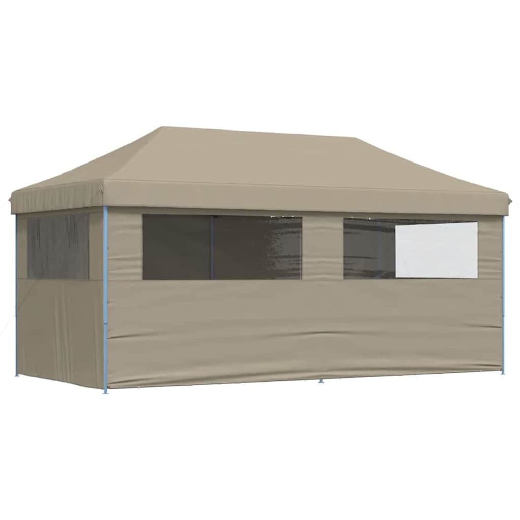 Partytent Pop-up Taupe 580 x 292 x 315 cm Oxford Stof is nu te koop bij PeponiXL, paradijselijk wonen!