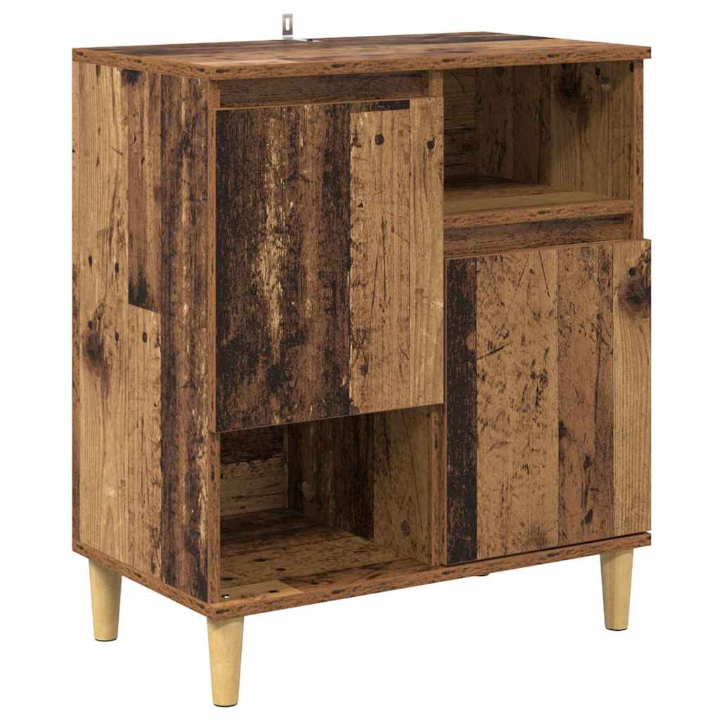 Dressoirs 2 pcs Oud Hout 60 x 35 x 70 cm Bewerkt hout is nu te koop bij PeponiXL, paradijselijk wonen!