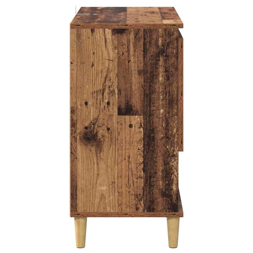 Dressoirs 2 pcs Oud Hout 60 x 35 x 70 cm Bewerkt hout is nu te koop bij PeponiXL, paradijselijk wonen!