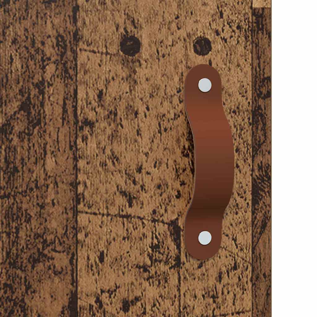 Wandkast 2 pcs Oudhout 69,5 x 34 x 90 cm Bewerkt hout is nu te koop bij PeponiXL, paradijselijk wonen!