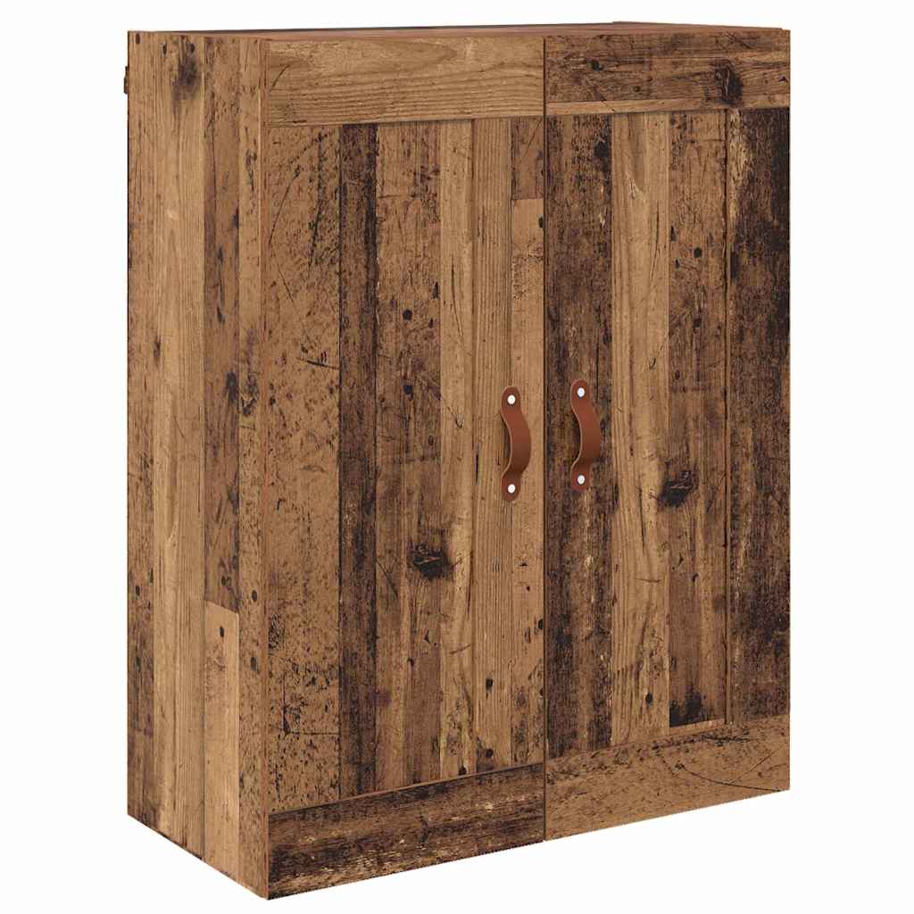 Wandkast 2 pcs Oudhout 69,5 x 34 x 90 cm Bewerkt hout is nu te koop bij PeponiXL, paradijselijk wonen!