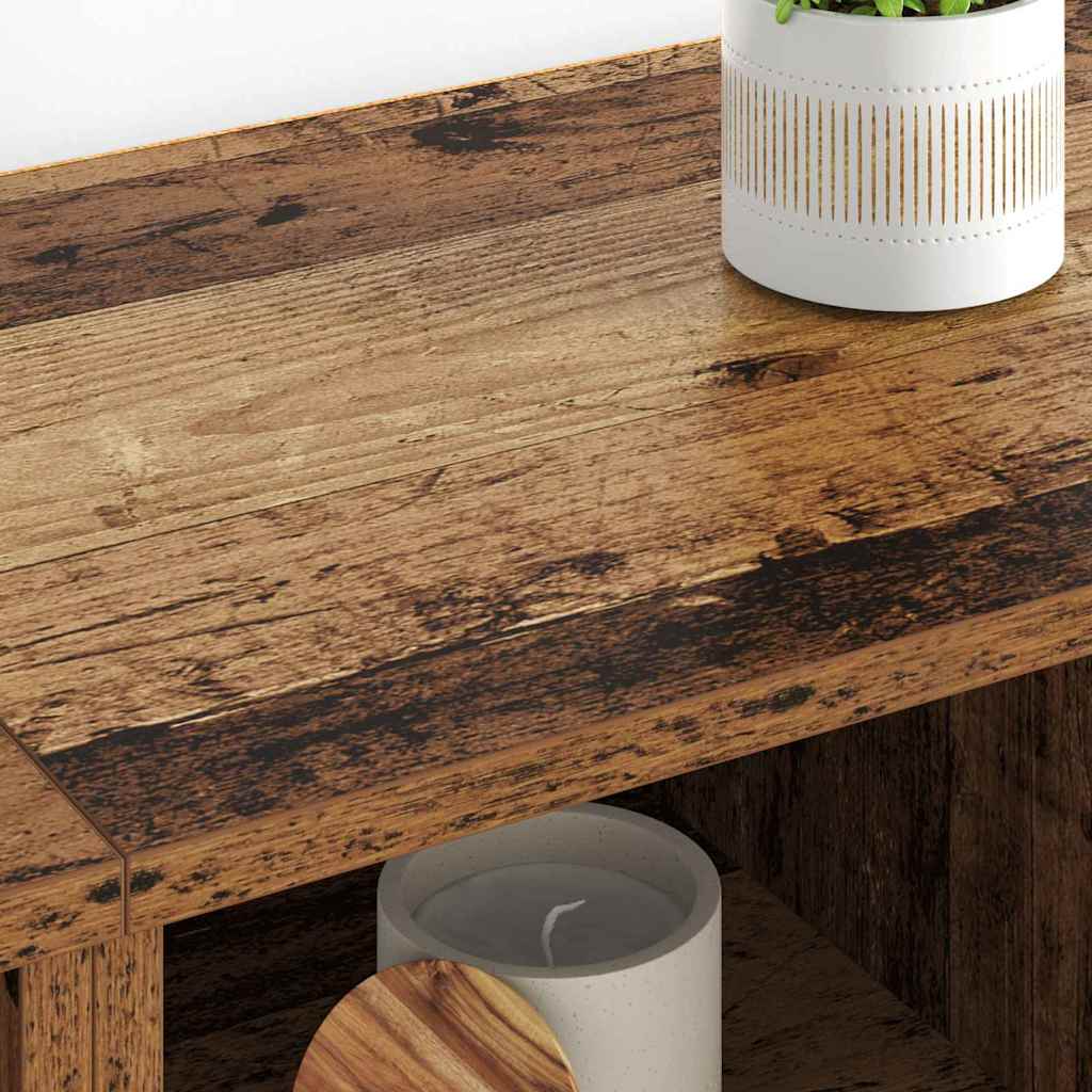 Dressoirs 2 pcs Oud Hout 60 x 35 x 70 cm Bewerkt hout is nu te koop bij PeponiXL, paradijselijk wonen!