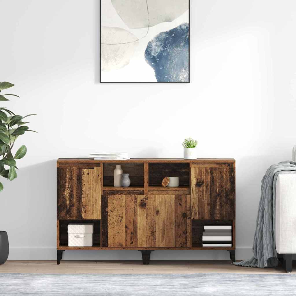 Dressoirs 2 pcs Oud Hout 60 x 35 x 70 cm Bewerkt hout is nu te koop bij PeponiXL, paradijselijk wonen!