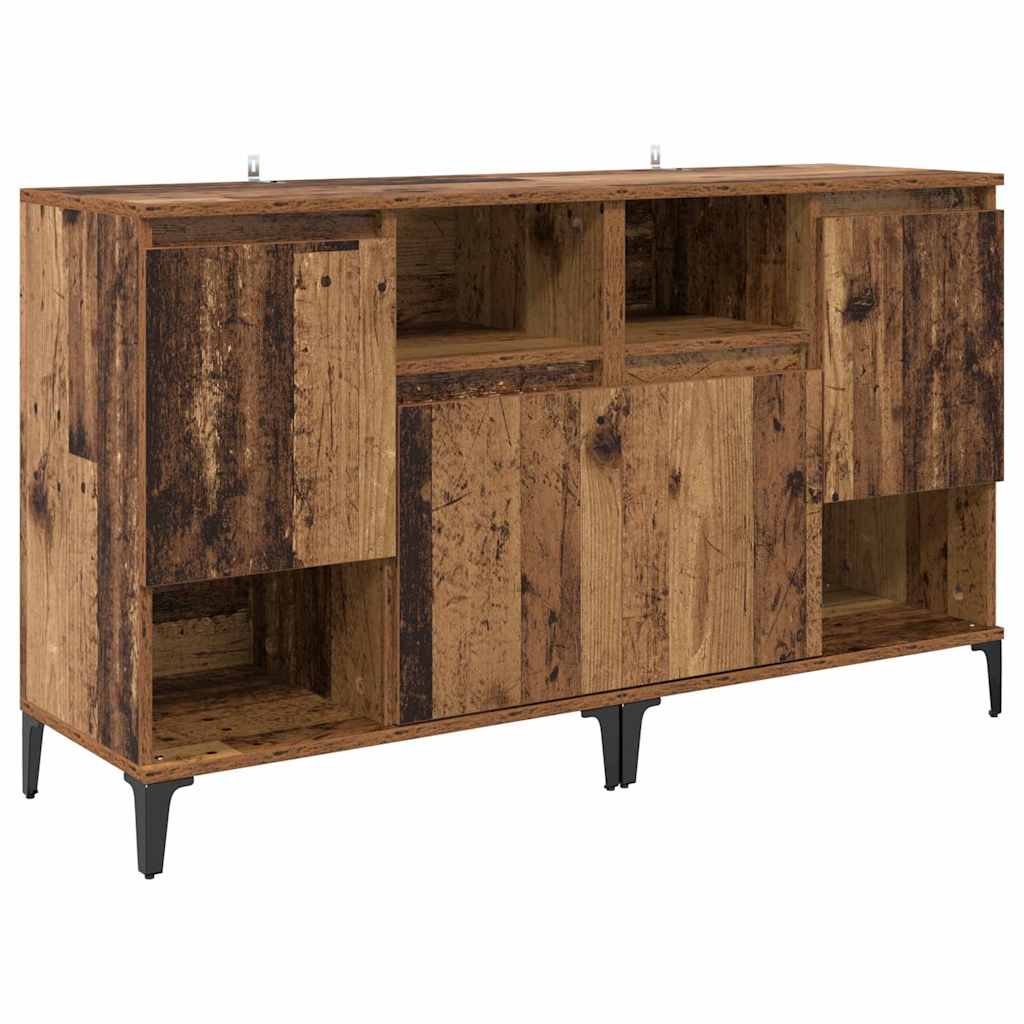 Dressoirs 2 pcs Oud Hout 60 x 35 x 70 cm Bewerkt hout is nu te koop bij PeponiXL, paradijselijk wonen!