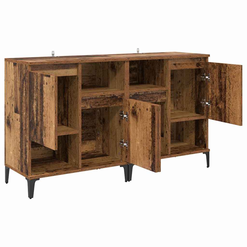 Dressoirs 2 pcs Oud Hout 60 x 35 x 70 cm Bewerkt hout is nu te koop bij PeponiXL, paradijselijk wonen!