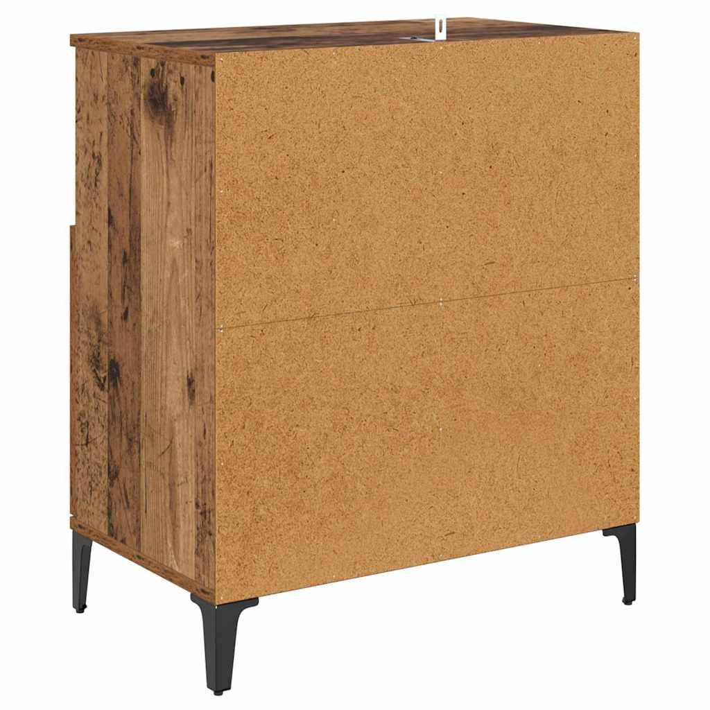 Dressoirs 2 pcs Oud Hout 60 x 35 x 70 cm Bewerkt hout is nu te koop bij PeponiXL, paradijselijk wonen!
