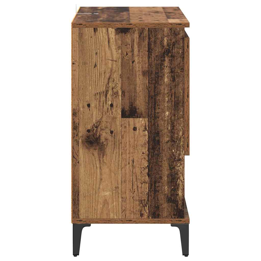 Dressoirs 2 pcs Oud Hout 60 x 35 x 70 cm Bewerkt hout is nu te koop bij PeponiXL, paradijselijk wonen!