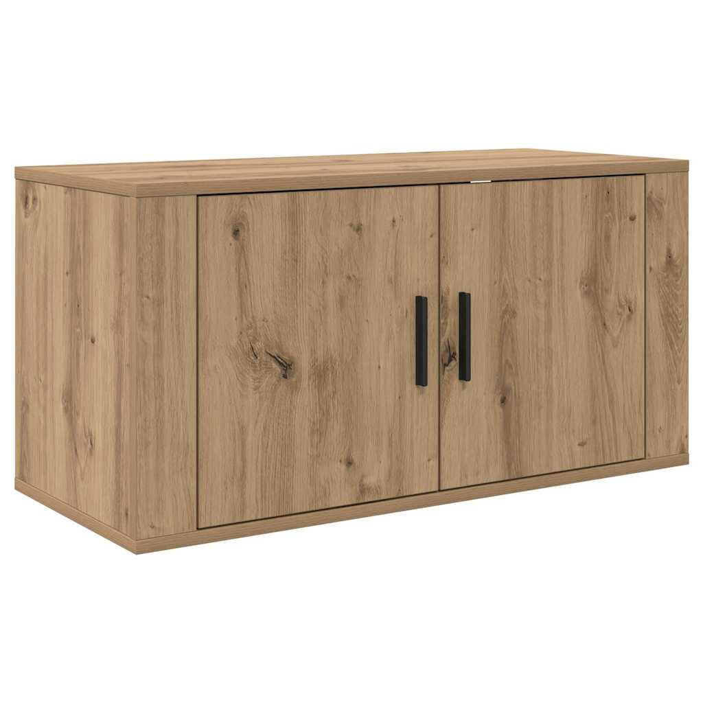 Wandtv-kast Set 3 pcs Artisan Eiken 80 x 34,5 x 40 cm is nu te koop bij PeponiXL, paradijselijk wonen!