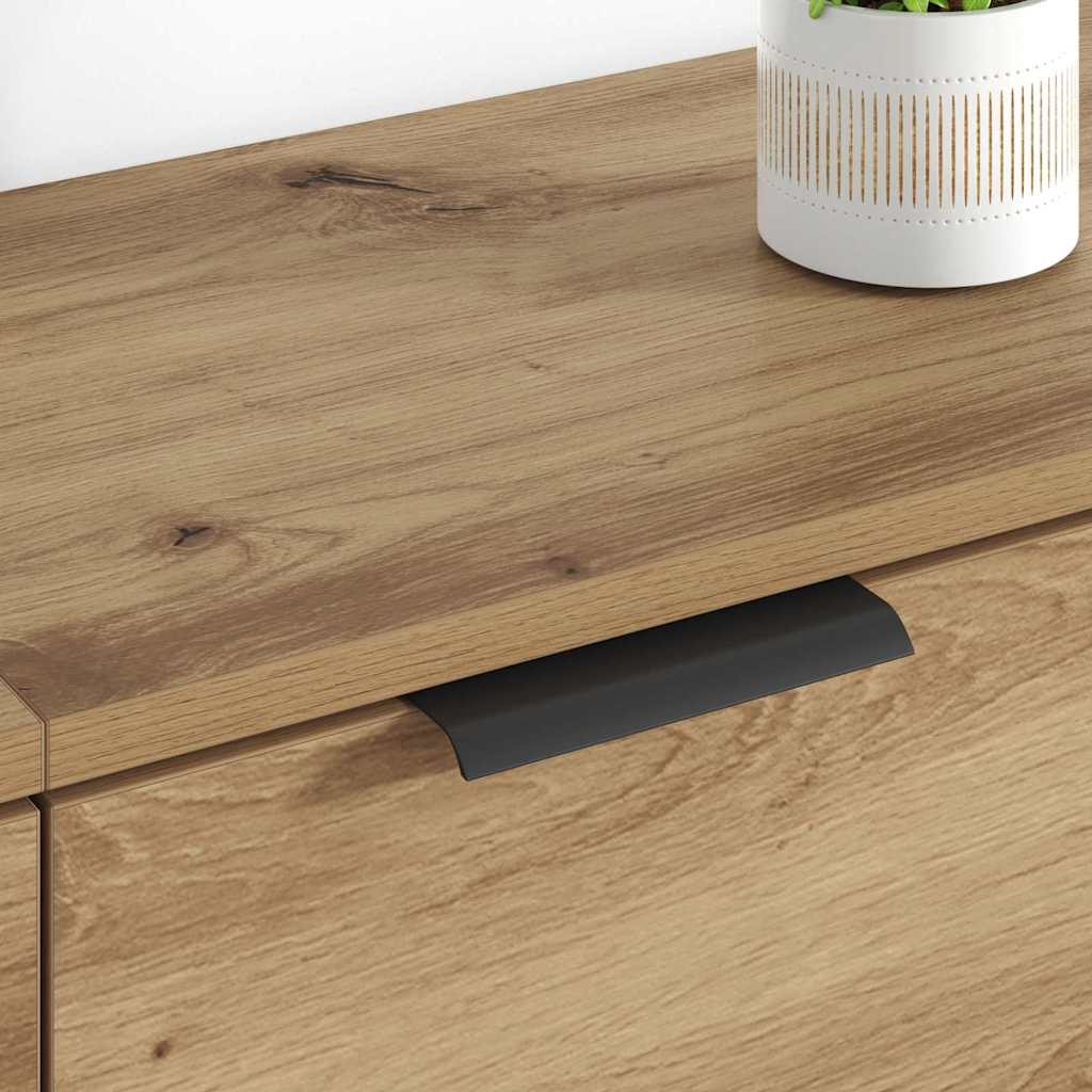 Dressoirs 2 pcs Artisan Eiken 60 x 30 x 70 cm Bewerkt hout is nu te koop bij PeponiXL, paradijselijk wonen!