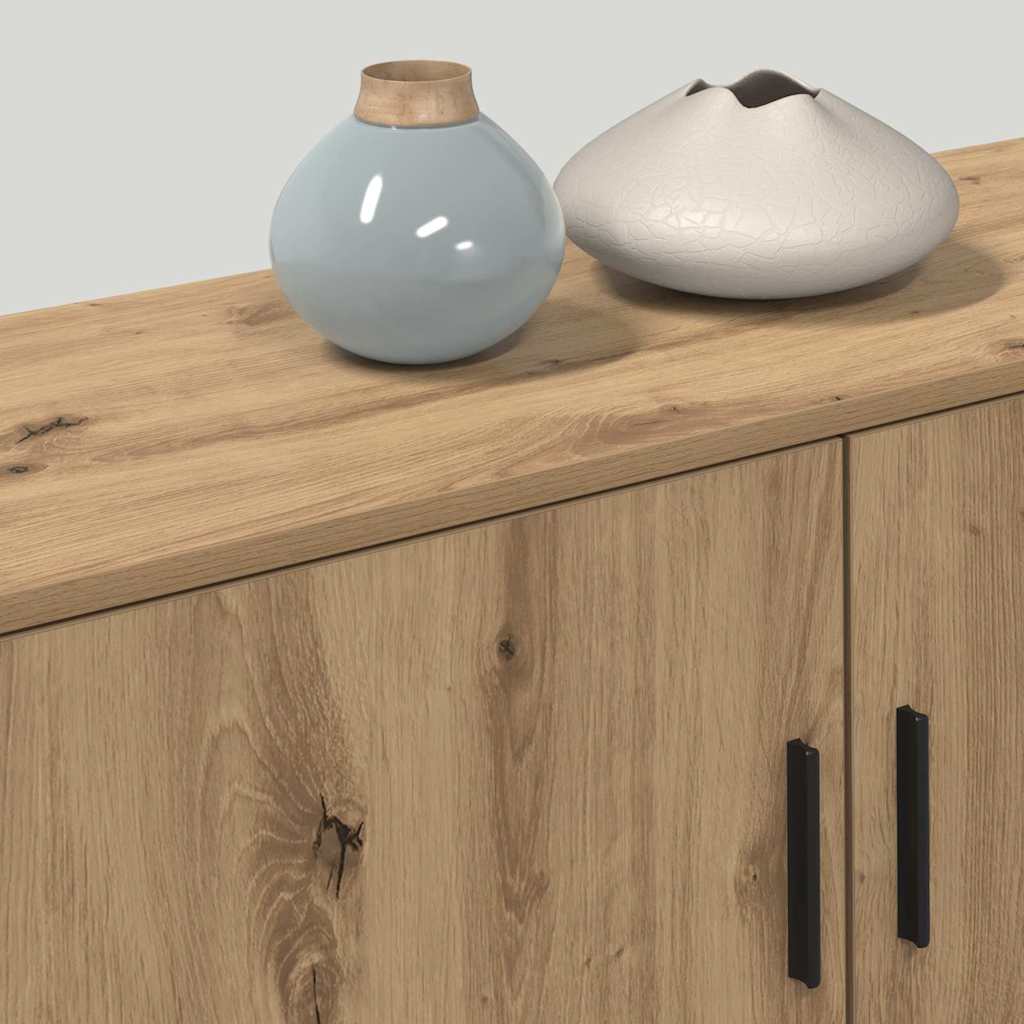 Wandtv-kast Set 3 pcs Artisan Eiken 100 x 34,5 x 40 cm is nu te koop bij PeponiXL, paradijselijk wonen!