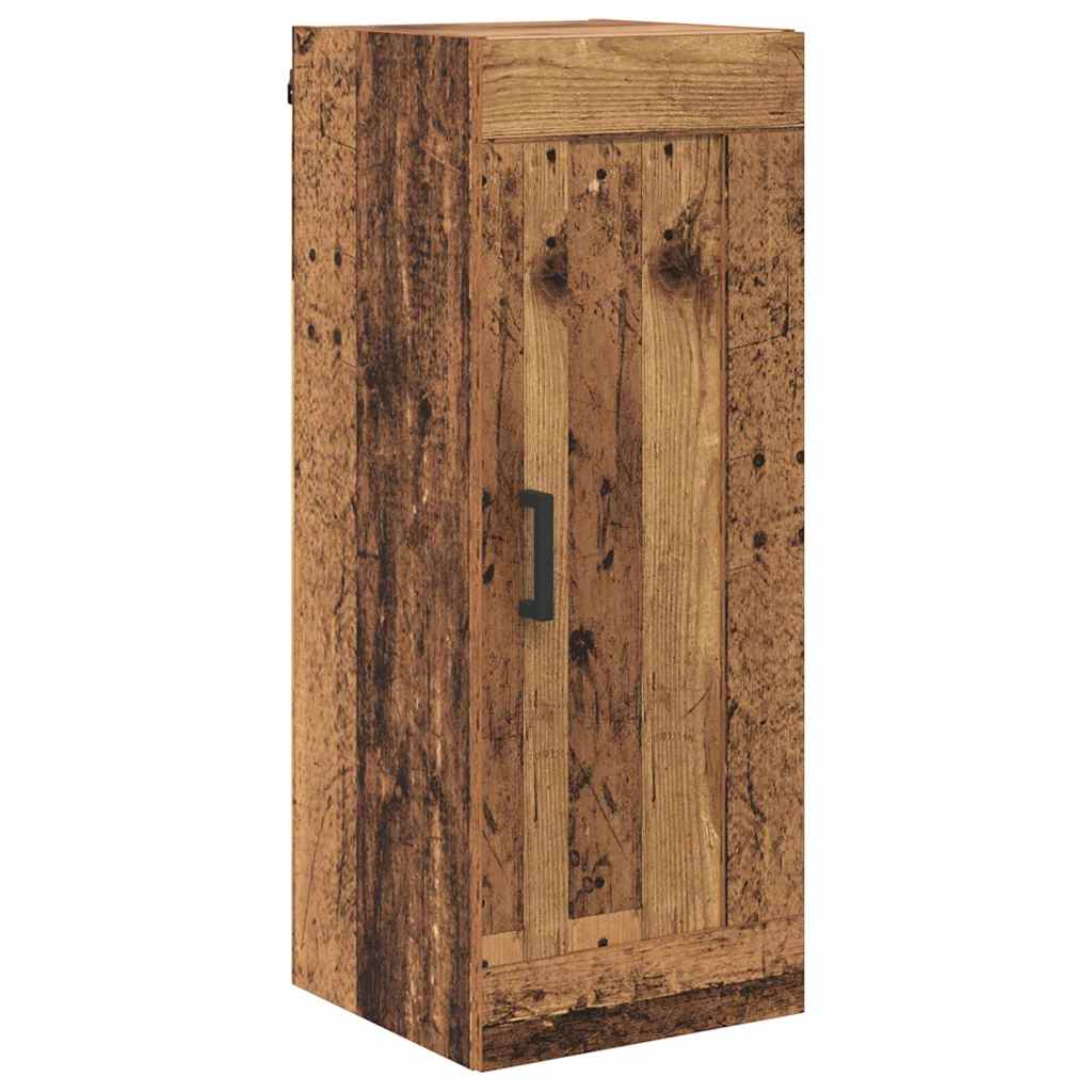Highboard met lade Oud Hout 34,5 x 34 x 180 cm Bewerkt hout is nu te koop bij PeponiXL, paradijselijk wonen!
