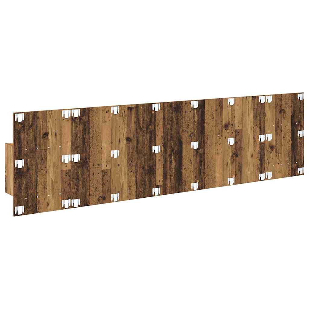 Hoofdbord Met Kast met lade 3 pcs Oud Hout Bewerkt hout is nu te koop bij PeponiXL, paradijselijk wonen!