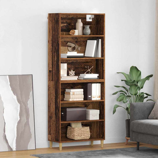 Hoge kast Oud Hout 69,5 x 32,5 x 180 cm Bewerkt hout is nu te koop bij PeponiXL, paradijselijk wonen!