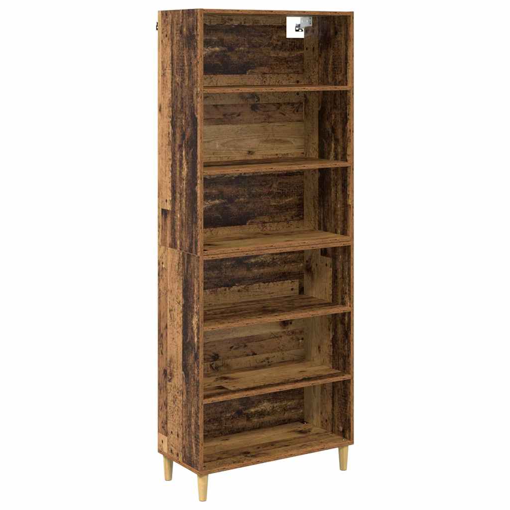 Hoge kast Oud Hout 69,5 x 32,5 x 180 cm Bewerkt hout is nu te koop bij PeponiXL, paradijselijk wonen!