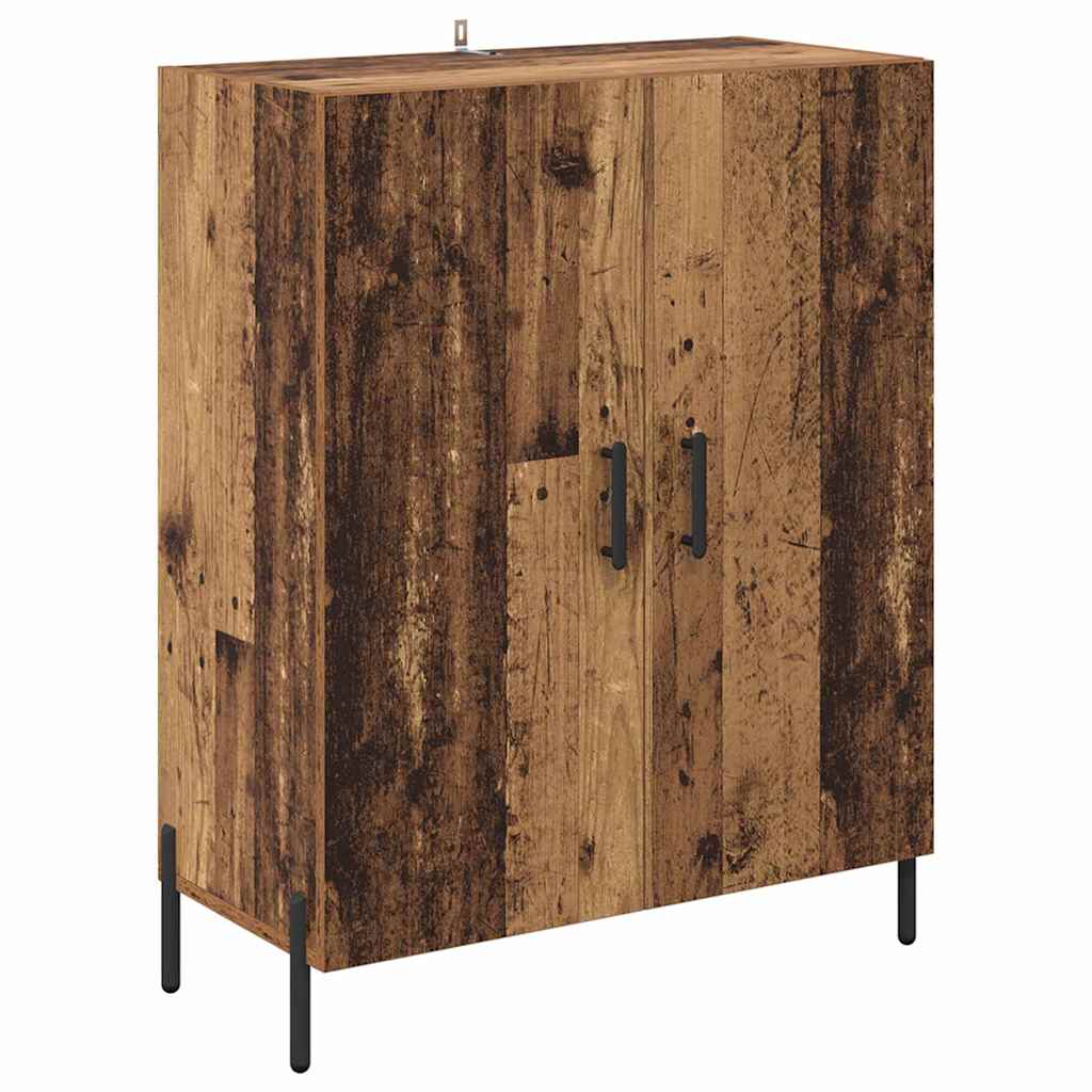 Hoge kast Oud Hout 69,5 x 32,5 x 180 cm Bewerkt hout is nu te koop bij PeponiXL, paradijselijk wonen!