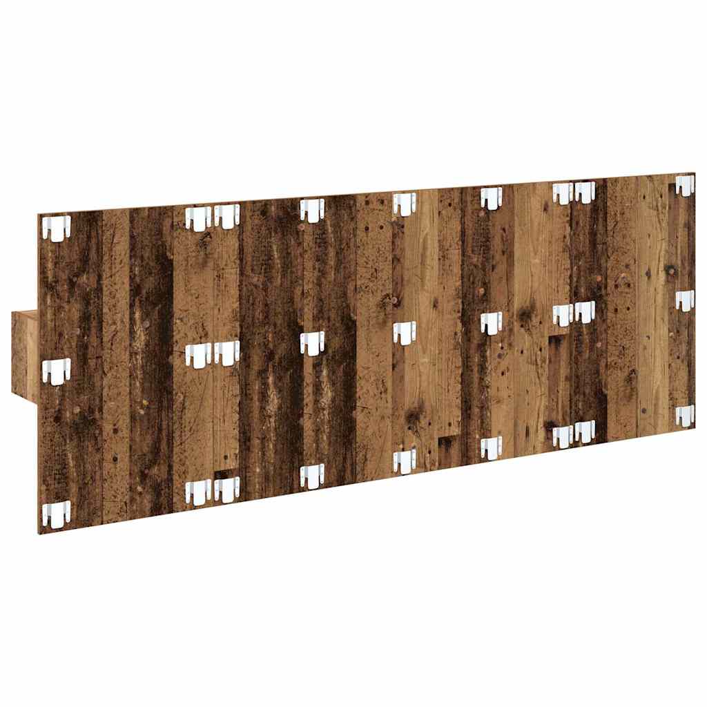 Hoofdbord Met Kast met lade 3 pcs Oud Hout Bewerkt hout is nu te koop bij PeponiXL, paradijselijk wonen!