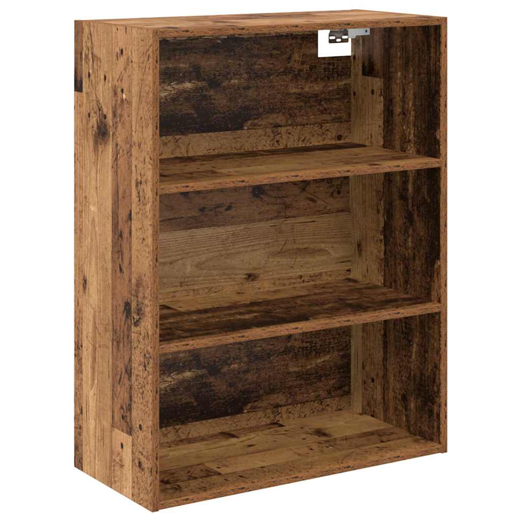 Hoge kast met lade Oudhout 69,5 x 34 x 180 cm Bewerkt hout is nu te koop bij PeponiXL, paradijselijk wonen!