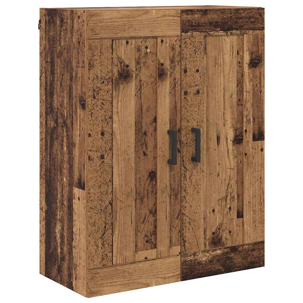 Hoge kast 2 pcs Oud Hout Bewerkt hout is nu te koop bij PeponiXL, paradijselijk wonen!