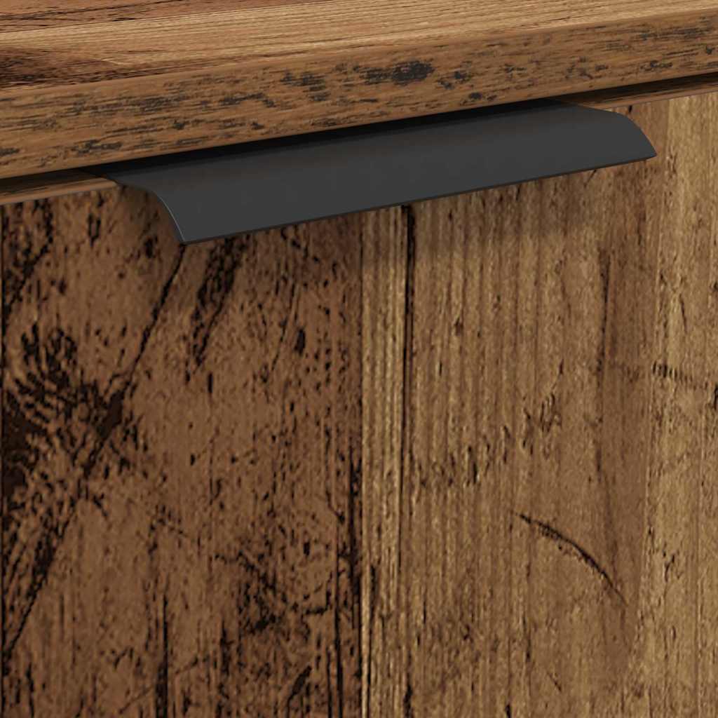 Badkamerkastenset met plank 3 pcs Oud Hout Bewerkt hout is nu te koop bij PeponiXL, paradijselijk wonen!