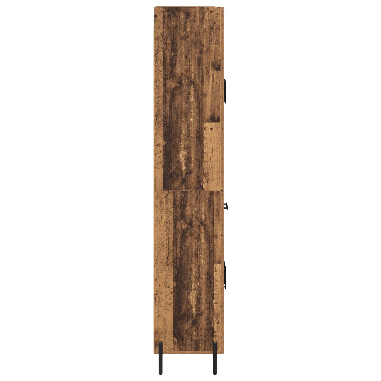 Hoge kast 2 pcs Oud Hout Bewerkt hout is nu te koop bij PeponiXL, paradijselijk wonen!