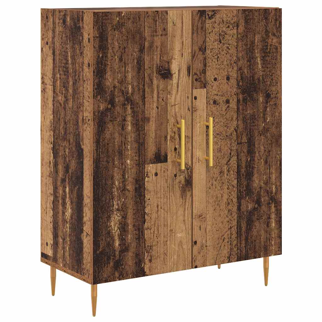 Hoge kast Oud Hout 69,5 x 34 x 180 cm Bewerkt hout is nu te koop bij PeponiXL, paradijselijk wonen!