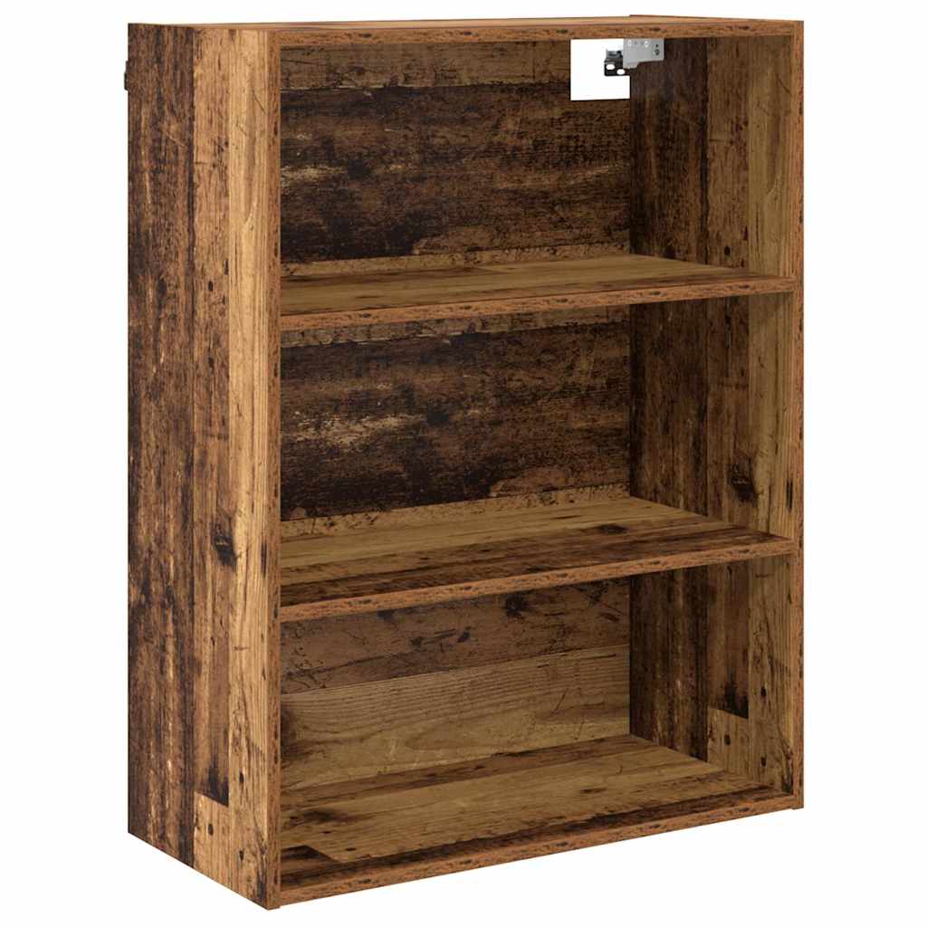 Hoge kast met lade 2 pcs Oudhout Bewerkt hout is nu te koop bij PeponiXL, paradijselijk wonen!