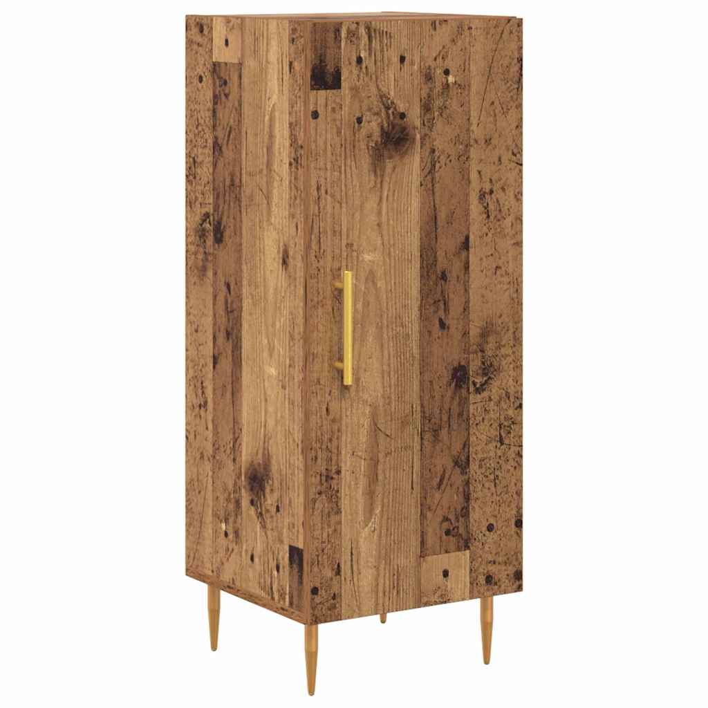 Hoge kast 2 pcs Oud Hout Bewerkt hout is nu te koop bij PeponiXL, paradijselijk wonen!