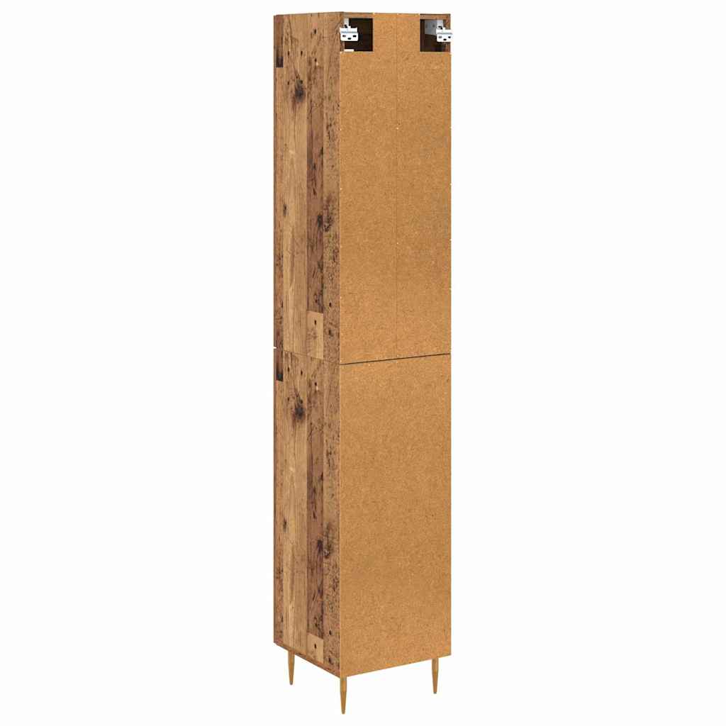 Hoge kast 2 pcs Oud Hout Bewerkt hout is nu te koop bij PeponiXL, paradijselijk wonen!