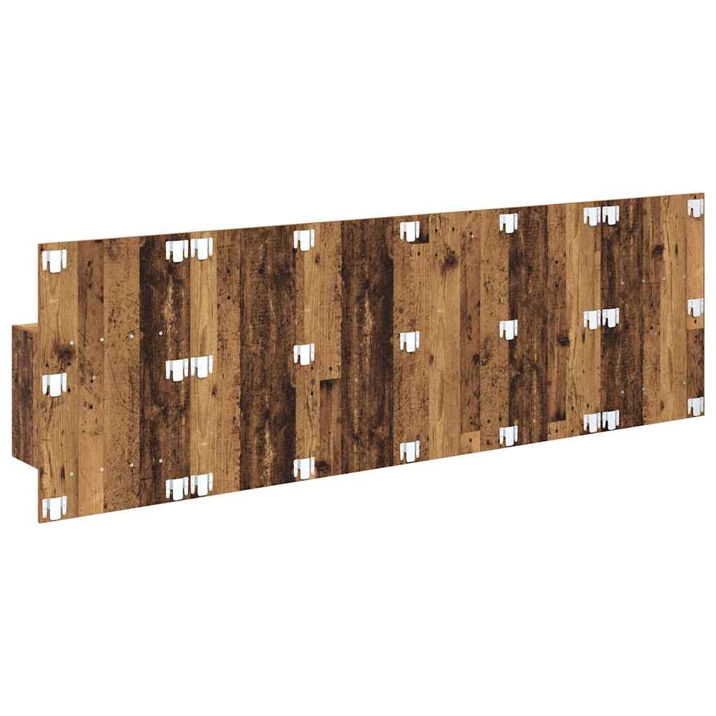 Hoofdbord Met Kast met lade 3 pcs Oud Hout Bewerkt hout is nu te koop bij PeponiXL, paradijselijk wonen!