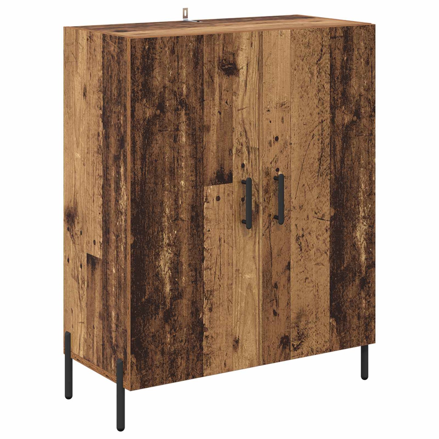 Highboard Oud Hout 69,5 x 34 x 180 cm Bewerkt hout is nu te koop bij PeponiXL, paradijselijk wonen!