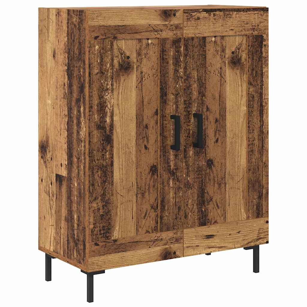 Hoge kast 2 pcs Oud Hout Bewerkt hout is nu te koop bij PeponiXL, paradijselijk wonen!
